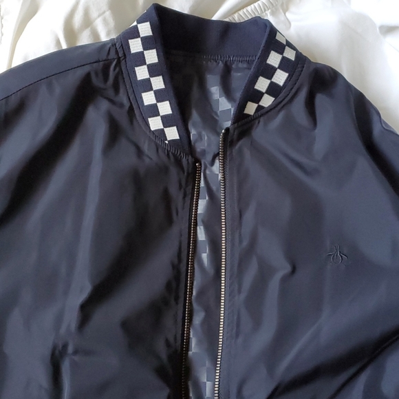 NWT Original Penguin Reversible Bomber Jacket Medium